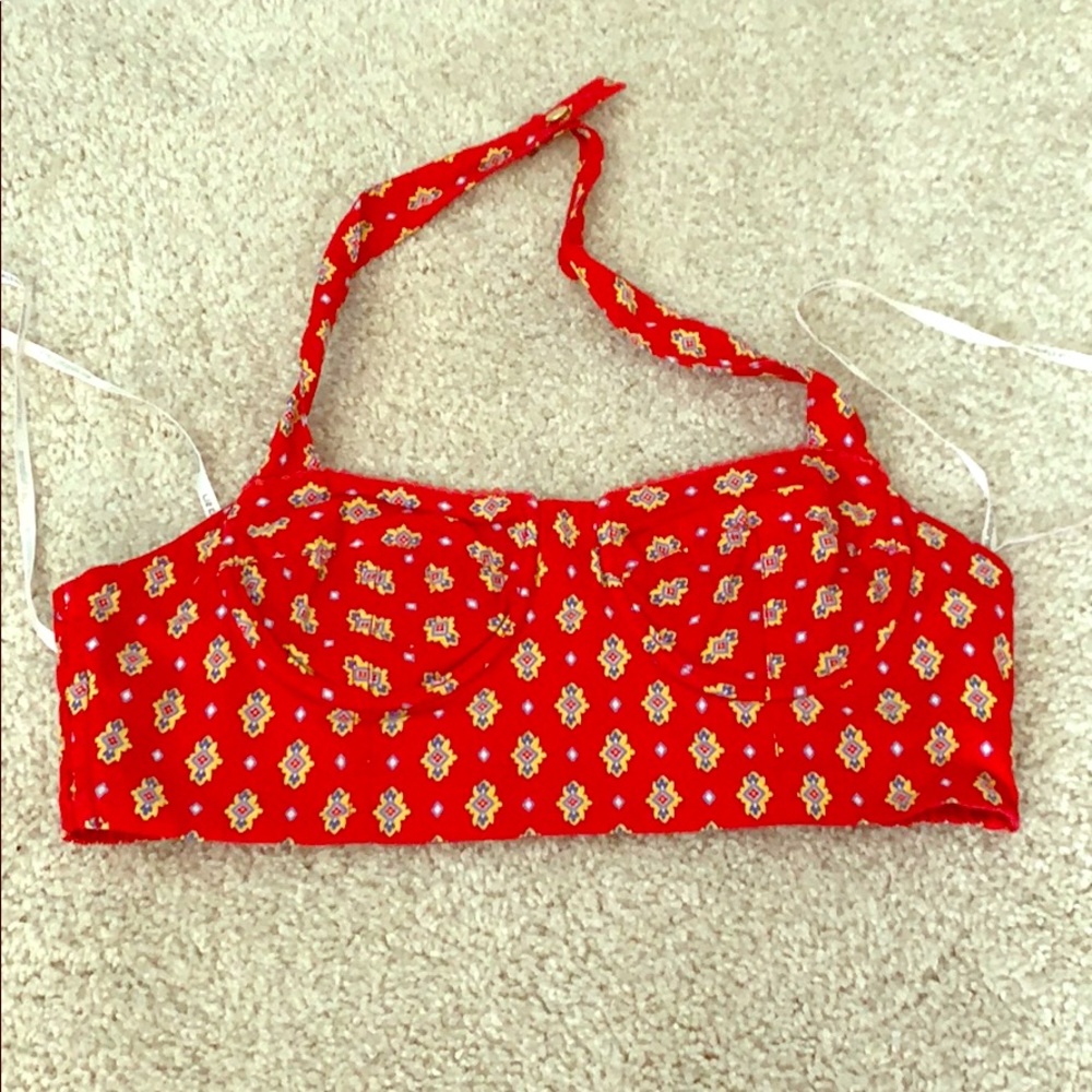 Liz Claiborne wrap around the neck halter top